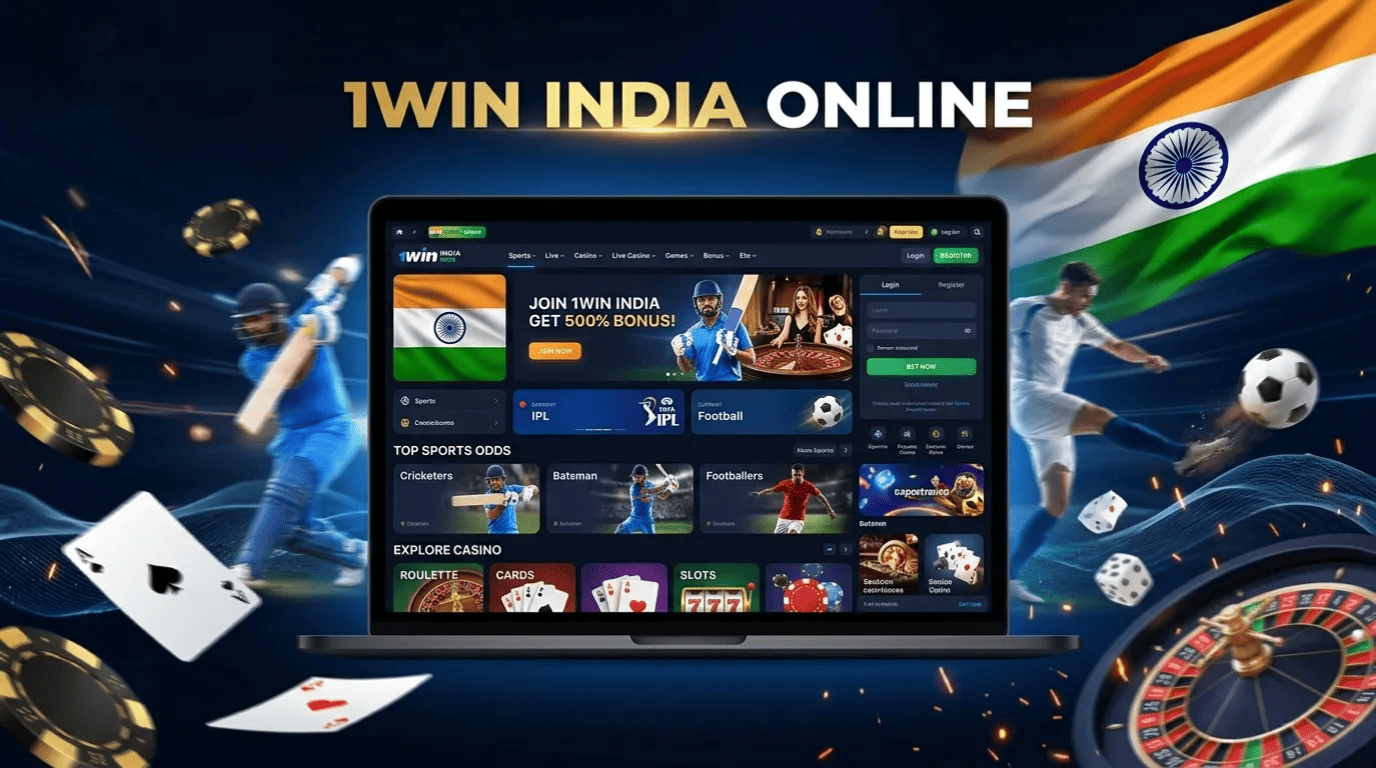 1Win India site for sports betting and casino games